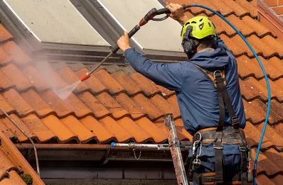 Démoussage et hydrofuge de toiture à Sapois